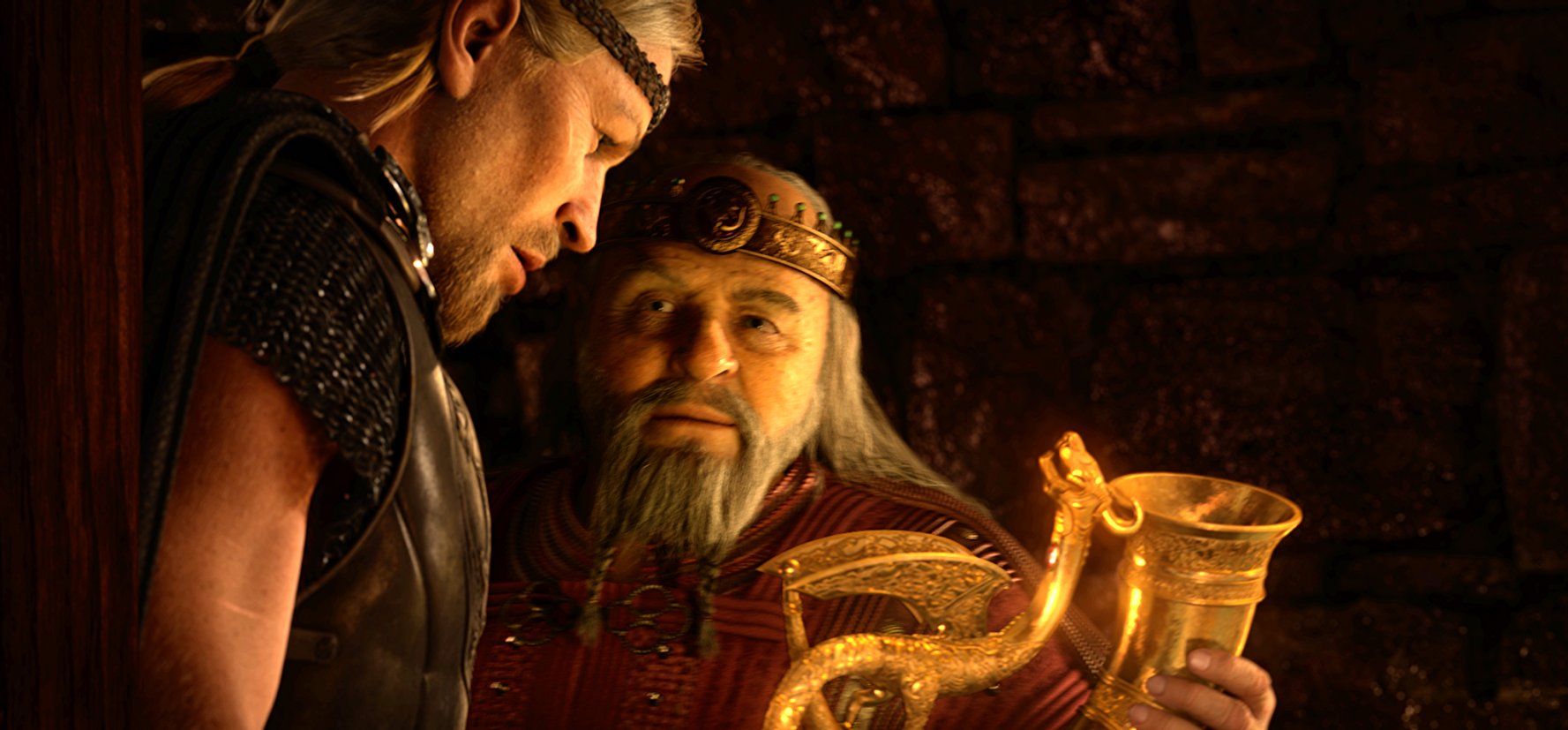 why is king hrothgar a flat character in beowulf